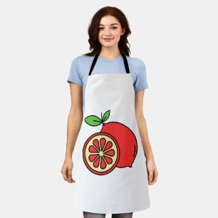 Red Orange Apron