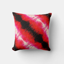 Red-orange Black Beige Diagonal Slanted Art Design