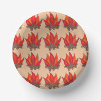 Red Orange Camping Campfire Fire Summer Camp