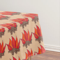 Red Orange Camping Campfire Fire Summer Camp