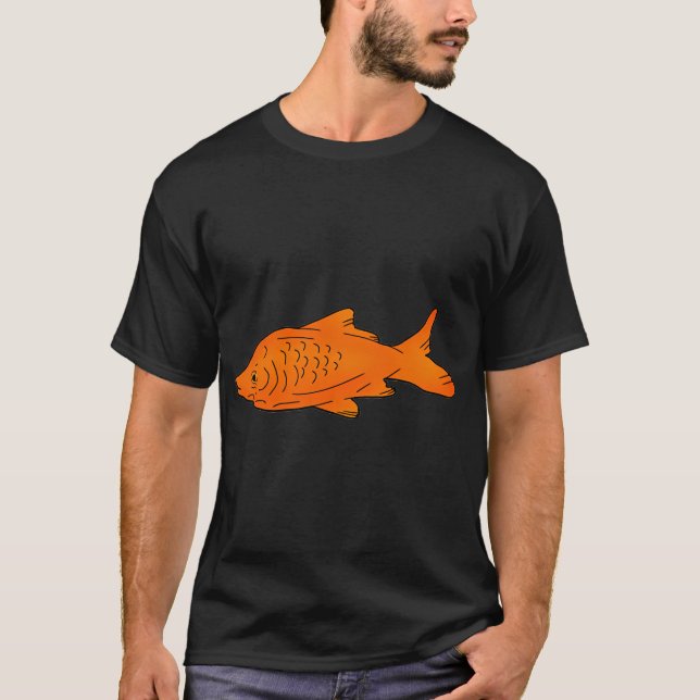 Red-Orange Fish T-Shirt (Front)