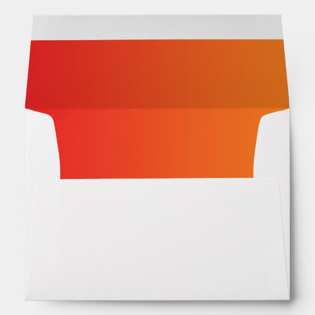 Red & Orange Ombre Envelope (Back (Bottom))