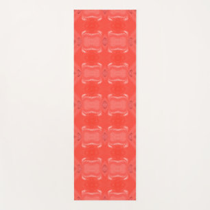 Red Orange Seamless Pattern Warm Colours Yoga Mat