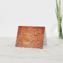 Red Orange Small Brick Wall