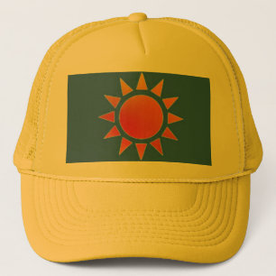 Red Orange Sun Hat