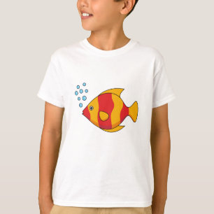 Red Orange Tropical Fish  T-Shirt