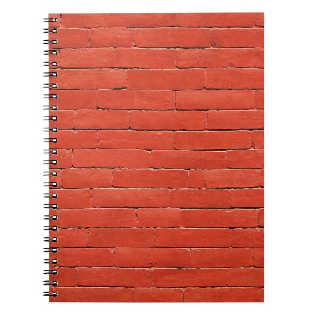 Red Orange Wall Notebook (Front)