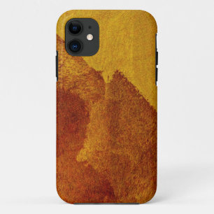 Red orange yellow abstract painting design art Case-Mate iPhone case