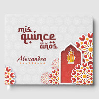 Red Orange Yellow Flower Arabian Night Quinceañera