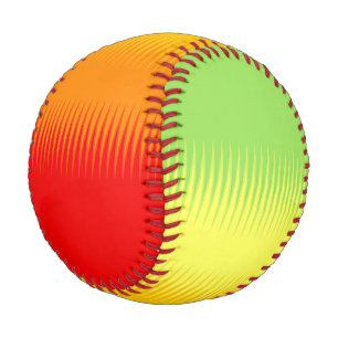 Red Orange Yellow Green Baseball
