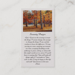 Red Orange Yellow Green Safely Home Sympathy Business Card