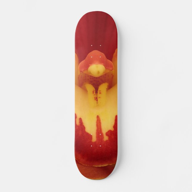 Red Orchid Skateboard (Front)