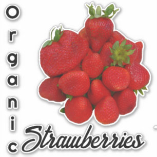 Red Organic Strawberries Photographic