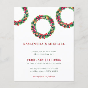 Red Ornament Winter Christmas Flyer