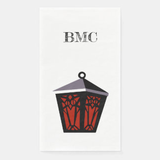 Red Owl Lantern Napkins