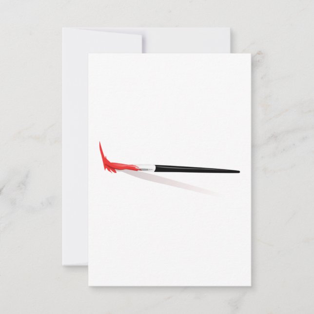 Red Paint Brush (Front)