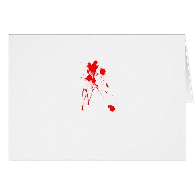 Red paint splatter (Front Horizontal)