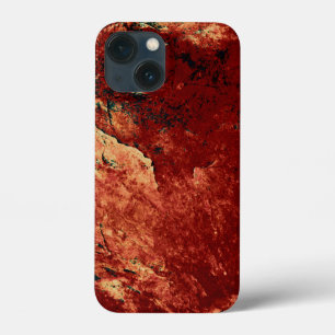 Red Painted Rock iPhone 13 Mini Case