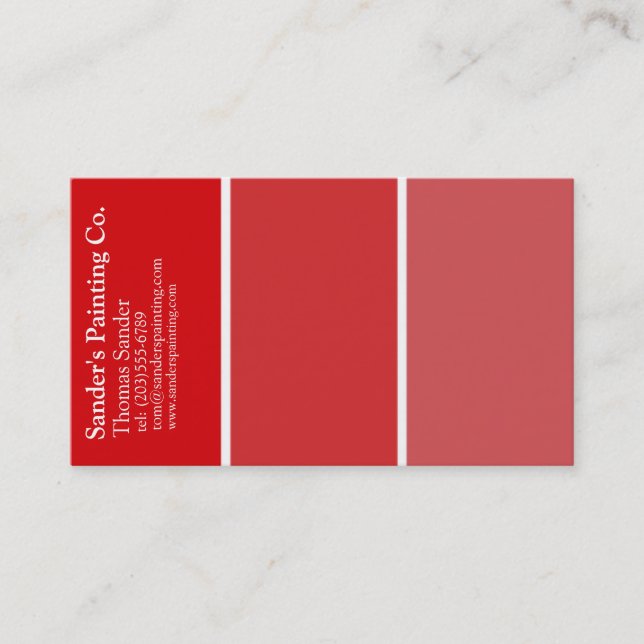 Red Painters Business Card (Front)