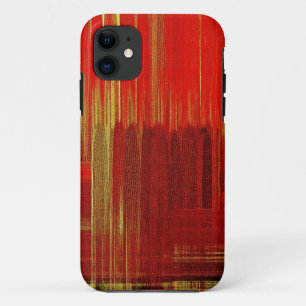 Red painting art - iPhone Case