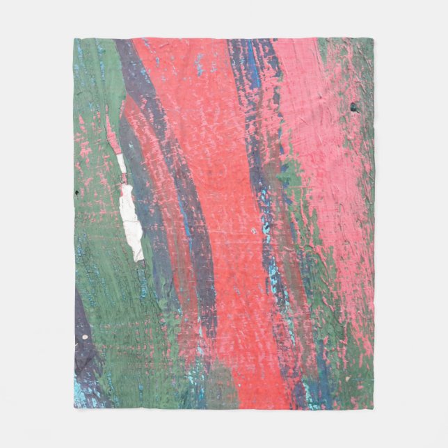 Red painting hand drawn backgroundabstract,abstrac fleece blanket (Front)