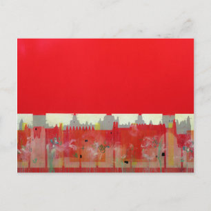 Red Painting Postcard