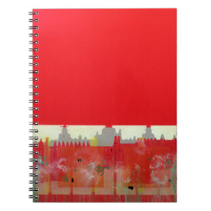 Red Painting Spiral Notebook