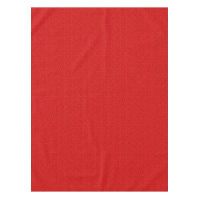 Red Paisley Tablecloth (Front)
