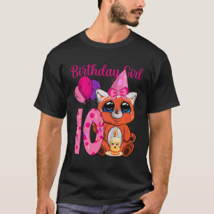Red Panda 10Th I'M 10 T-Shirt