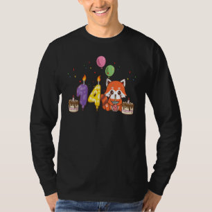 Red Panda 14th Birthday Fun Red Pandas Animal Gr T-Shirt