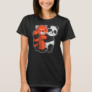 Red Panda And Panda Cute Animals For Women Animal  T-Shirt