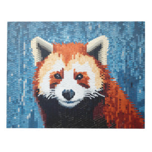 Red Panda Animal Art Decor Paint Mosaic Notepad