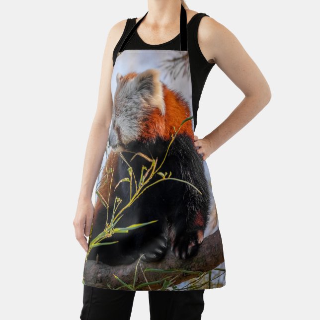 Red panda apron (Insitu)