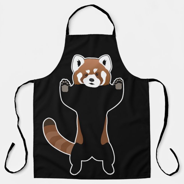 Red Panda  Apron (Front)