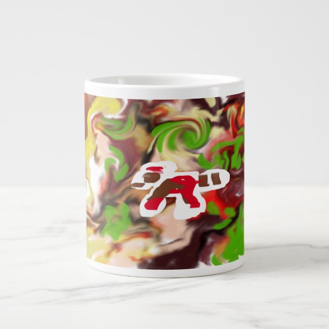 Red Panda  are cool  Large Coffee Mug (Front)