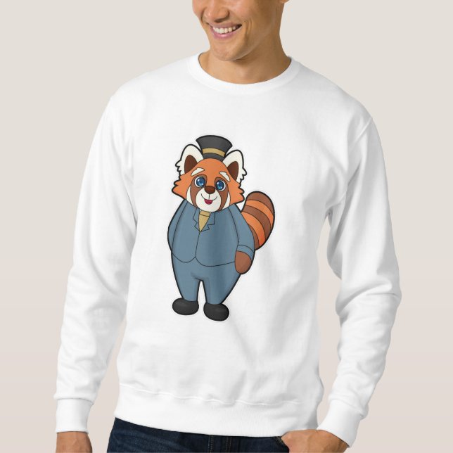Red Panda as Groom with Hat Sweatshirt (Front)