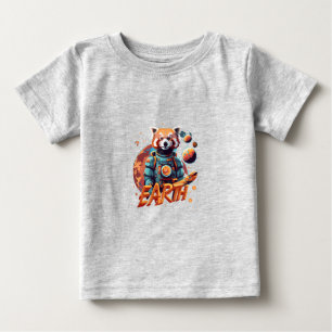 Red panda astronaut baby T-Shirt