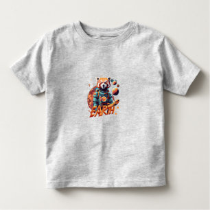 Red panda astronaut toddler T-Shirt
