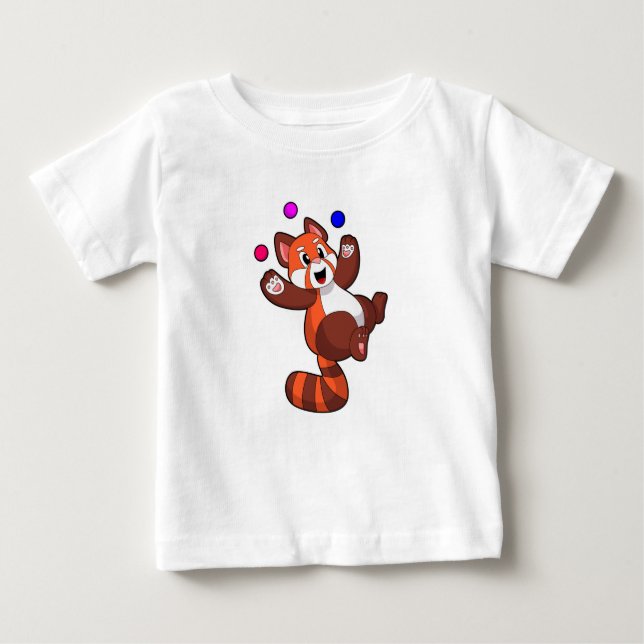 Red panda at Juggle Circus.PNG Baby T-Shirt (Front)