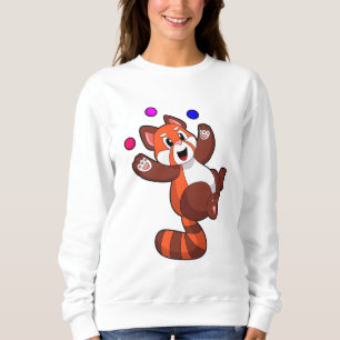 Red panda at Juggle Circus.PNG Sweatshirt