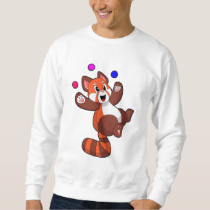 Red panda at Juggle Circus.PNG Sweatshirt
