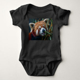 Red Panda Baby Bodysuit
