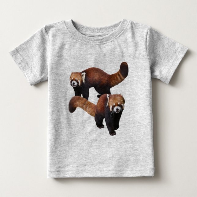 Red Panda Baby T-Shirt (Front)