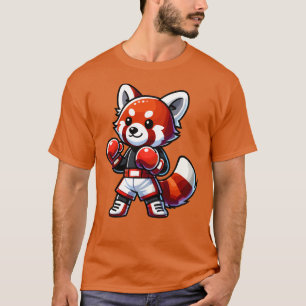 Red Panda Boxer Cute Boxing T-Shirt