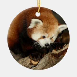 Red Panda Ceramic Tree Decoration