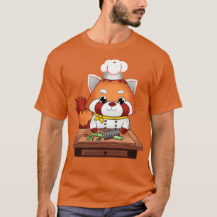 Red Panda Chef T-Shirt