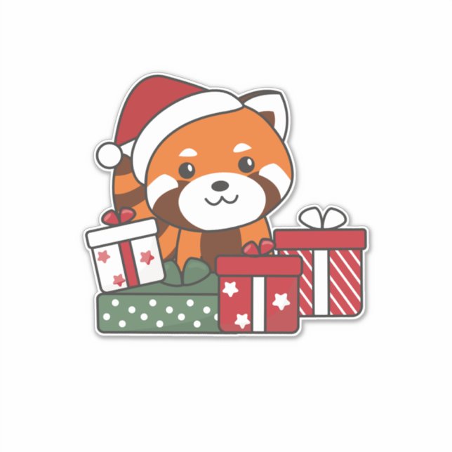 Red Panda Christmas Gift Winter Red Pandas (Front)