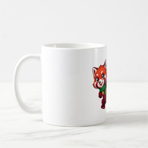 Red Panda Christmas Stocking Coffee Mug
