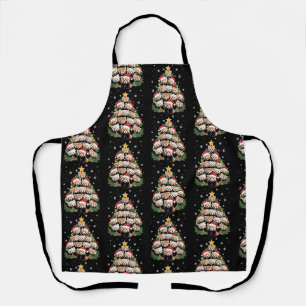 Red Panda Christmas Tree Funny Animal Apron