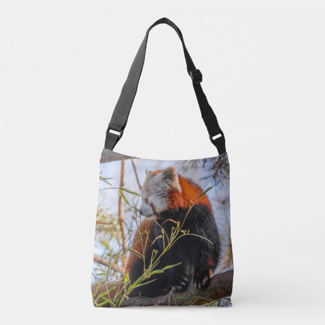 Red panda crossbody bag (Front)
